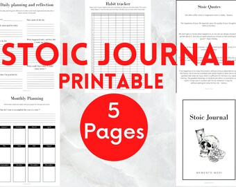 Stoic Journal Printable - Etsy