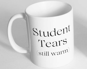 Student Tears Printed Cup Ceramic Novelty Mug Funny Gift Coffee Tea 942