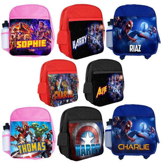 Personalised superhero backpack hotsell