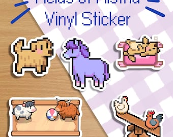 Fields of Mistria Animal Sticker | Waterproof | Vinyl sticker | Laptop Decal | Notebook Sticker | Scrapbooking | Bullet Journal