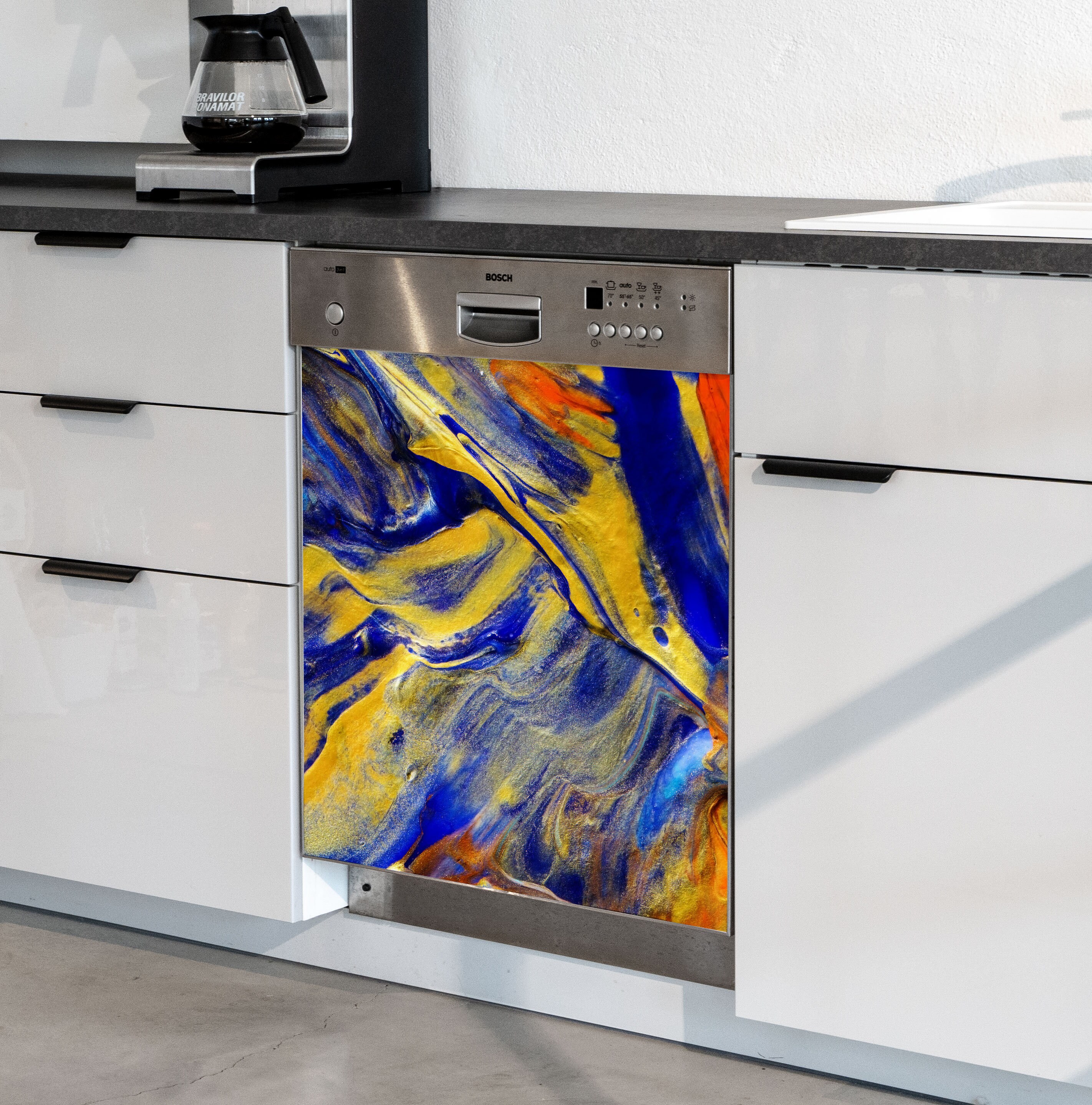 Madeone Dishwasher Cover Artist Kitchen Decals Etsy