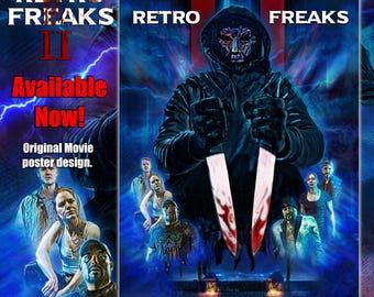 Retro Freaks II (2025) - Original design. A3 Limited edition, Retro Poster.