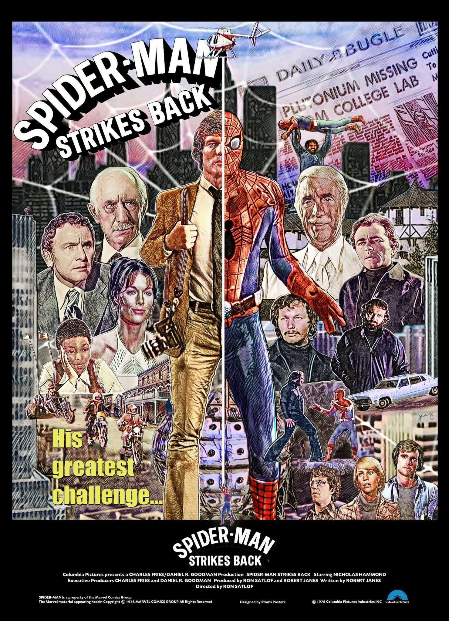 Spiderman Strikes Back - 1978 - Original Design. A3 Limited