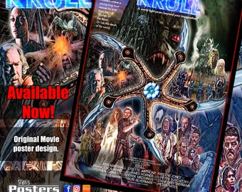 Krull (1983) - Original design. A3 Limited edition, Retro Poster.