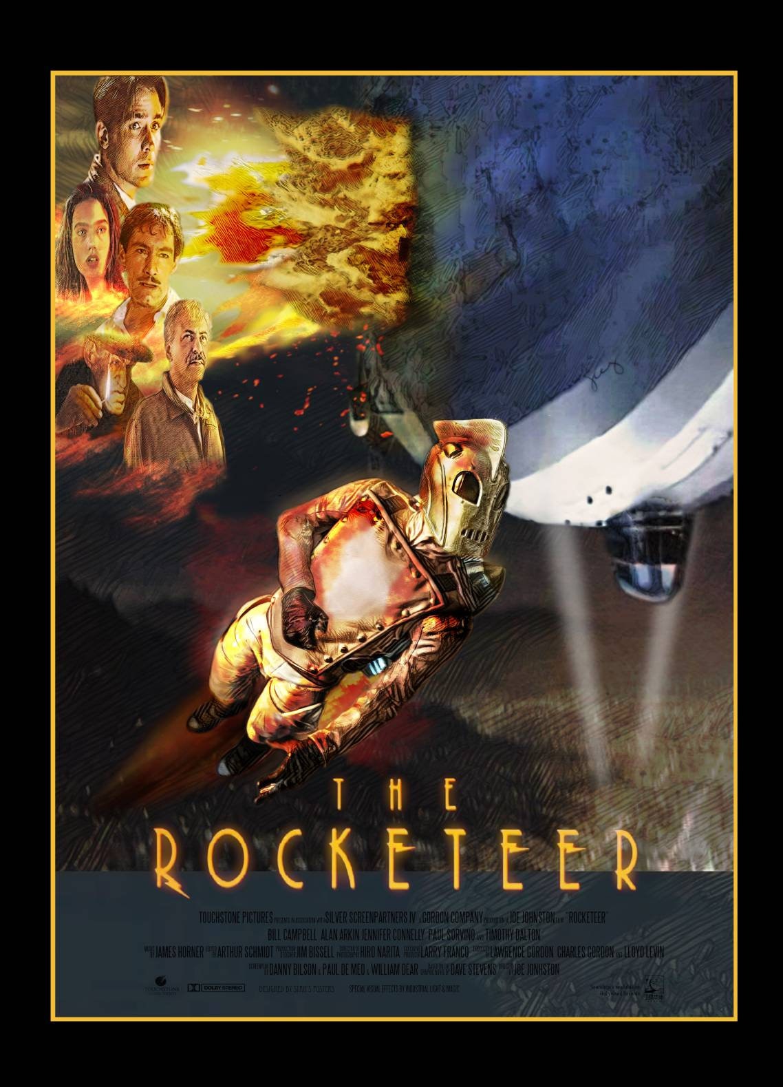 The Rocketeer: How the Animated Nazi Sequence Came to Be, image size:1138x1579