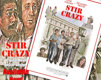 1980 American Comedy Film Stir Crazy Movie Poster - Etsy