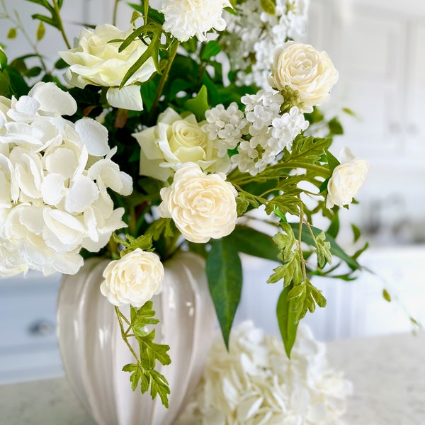 Artificial Flowers in Vase Etsy UK