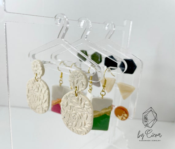 Acrylic Earring Hangers and Rack 