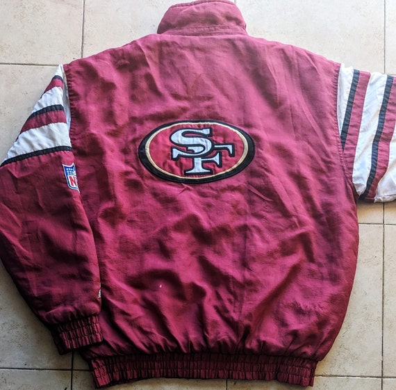 San Francisco 49ers 90s STARTER puffer Zebra jack… - image 4