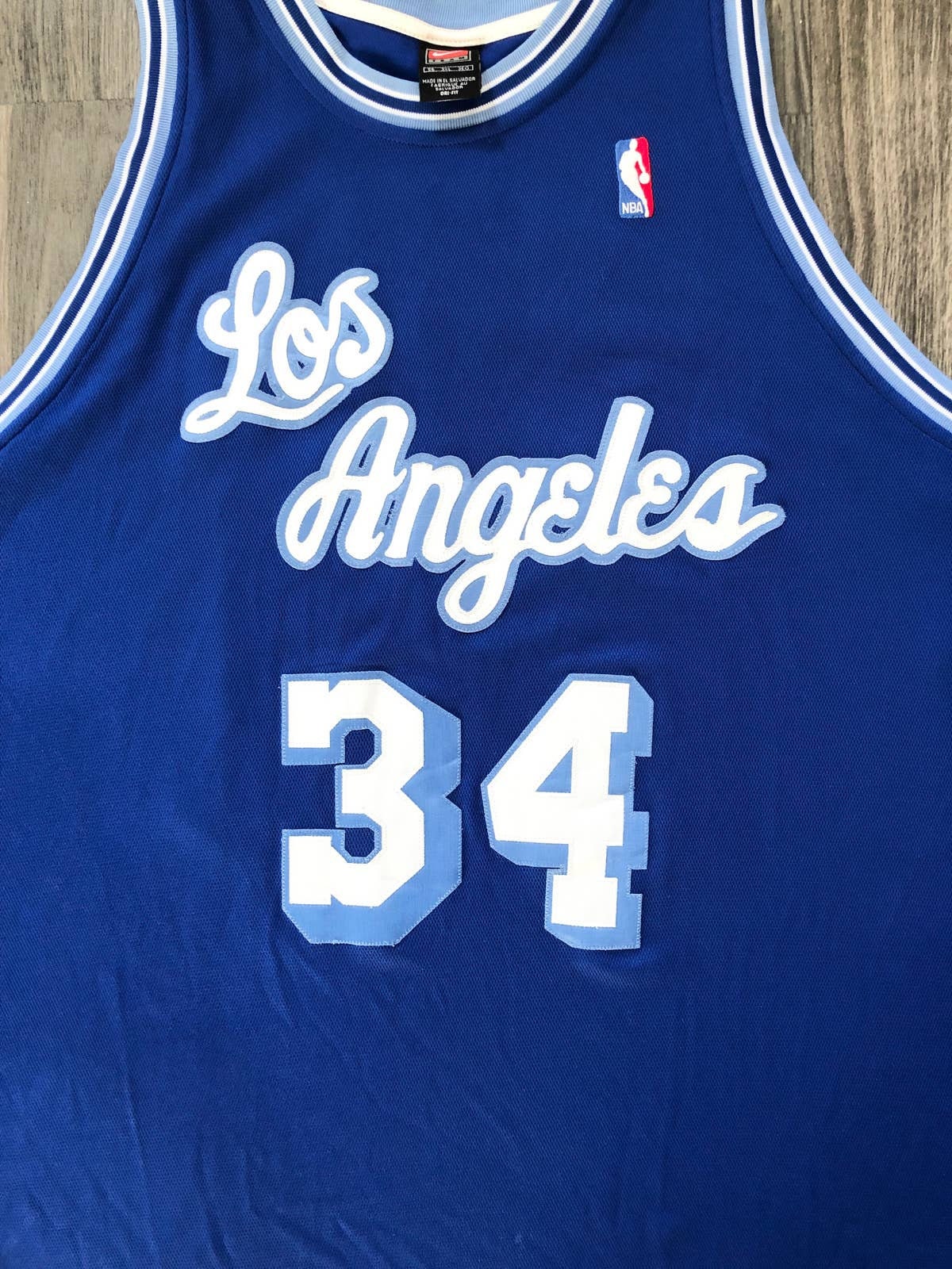 Los Angeles Lakers Hardwood Classics Blue Women's Jersey Dress