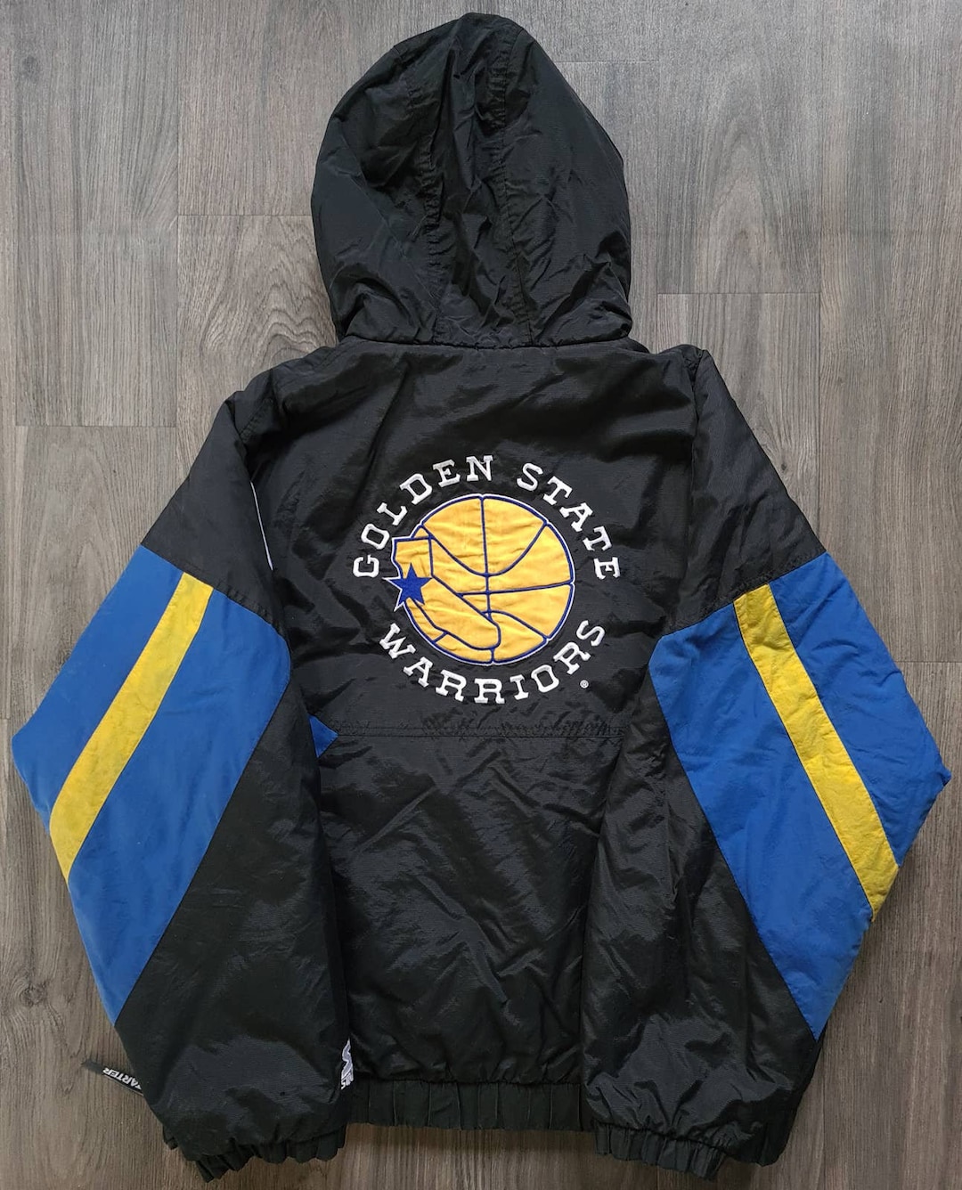 90s Golden State Warriors Starter NBA Dugout Jacket Size Small
