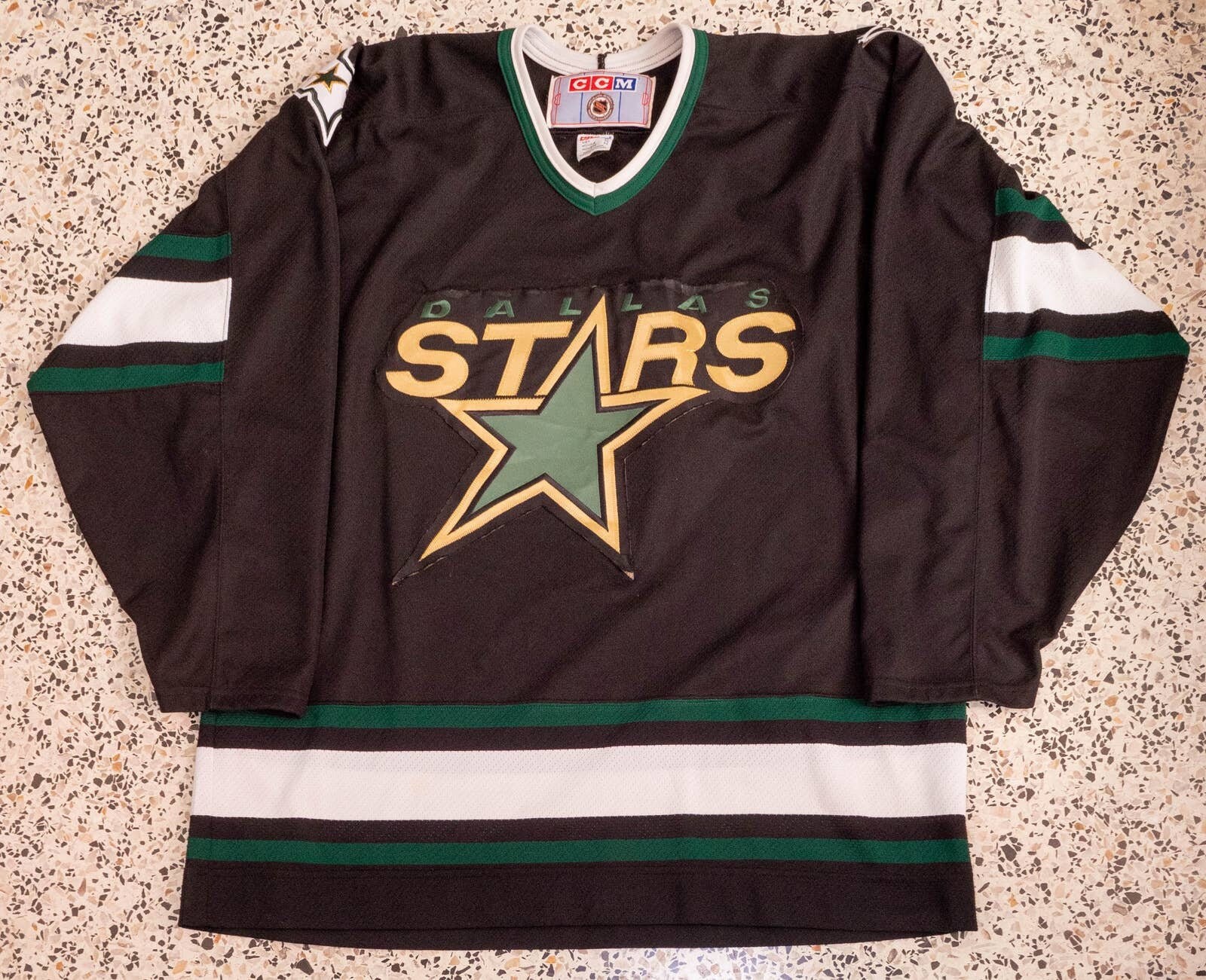 Dallas Stars Youth - CCM Vintage Jersey Crew NHL Long Sleeve T