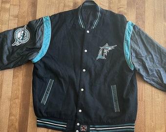 Vintage Jeff Hamilton / Miami Dolphins / Dan Marino Bomber Jacket