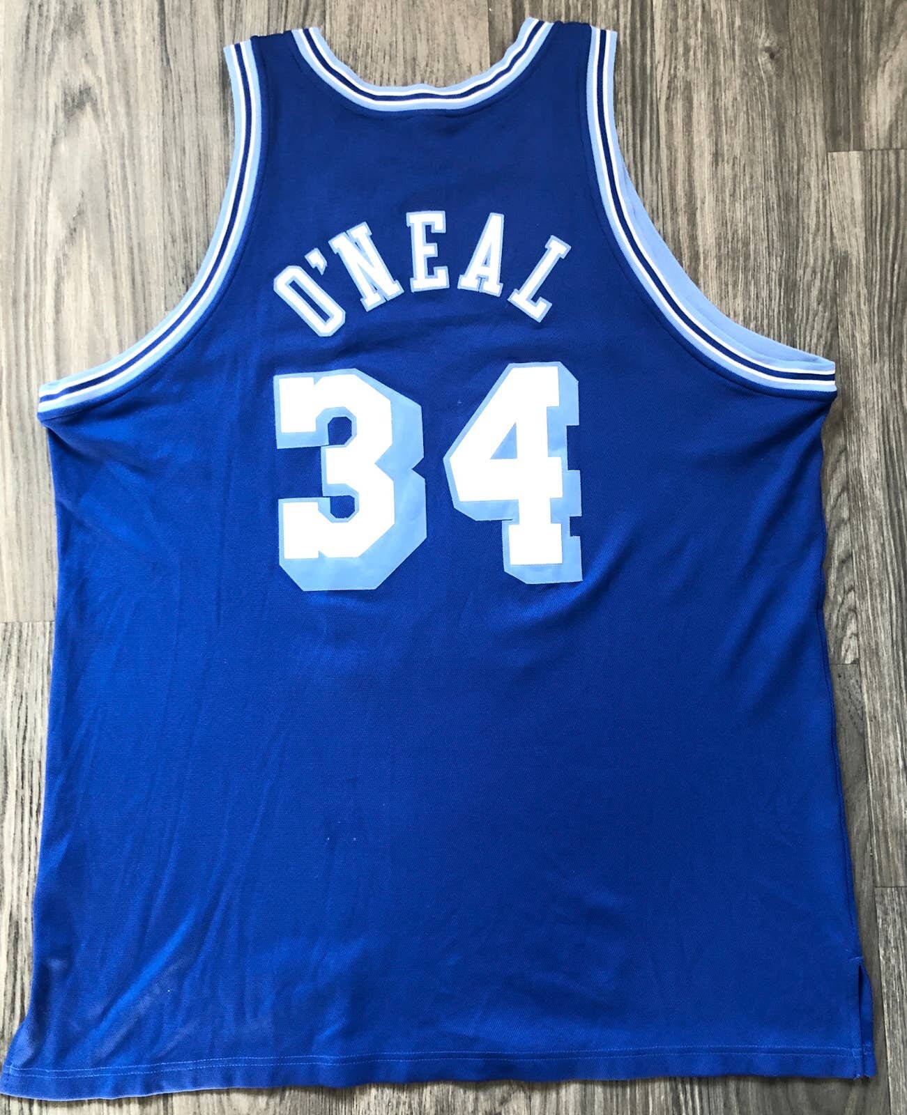 Vintage Nike NBA Lakers Shaq O'Neil 34 Jersey 1990s Size 2XL