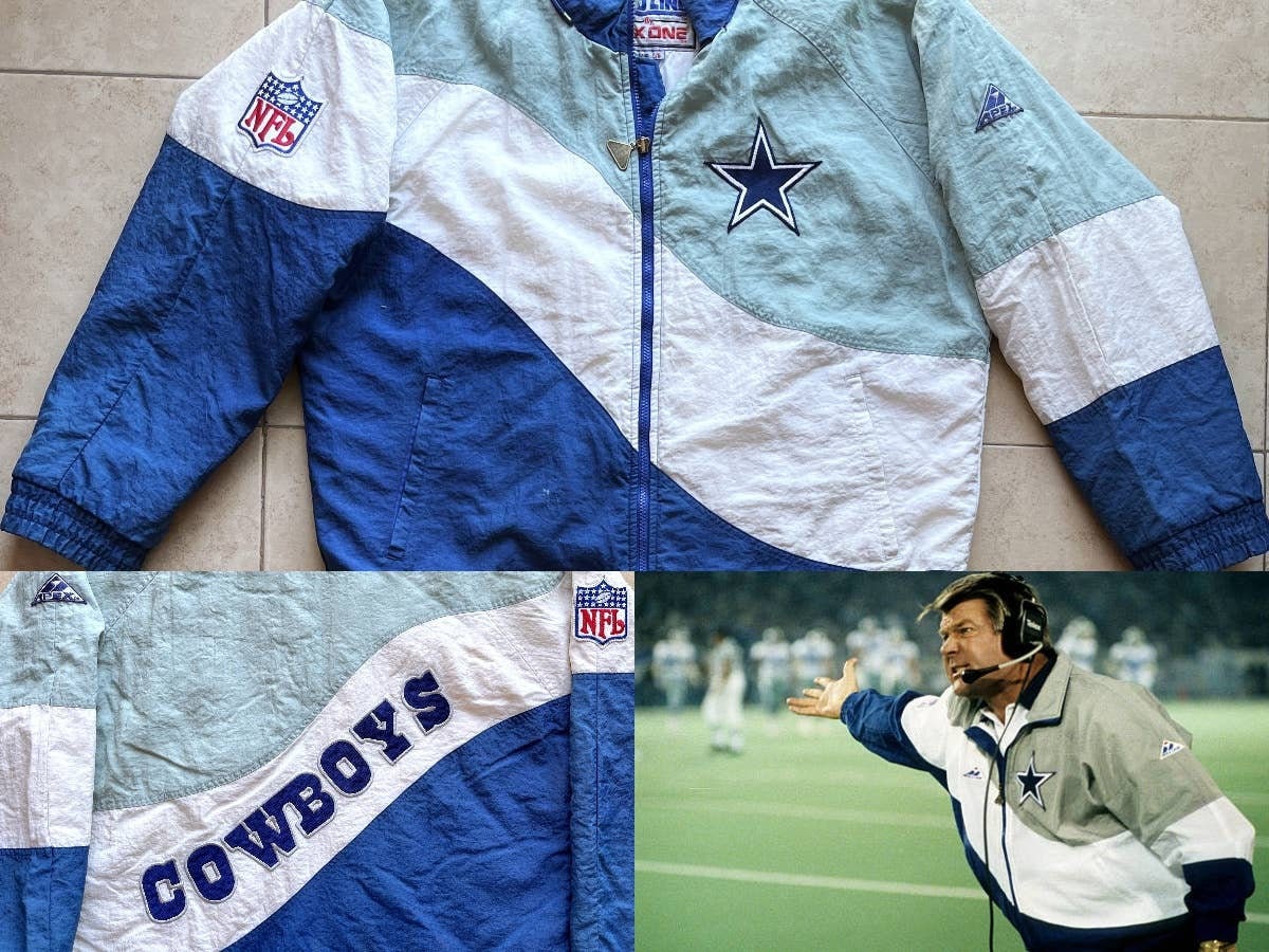 Dallas Cowboys 90s APEX Puffer Wave Jacket Zip M Blue Silver NFL Pro Line Vtg Etsy New Zealand