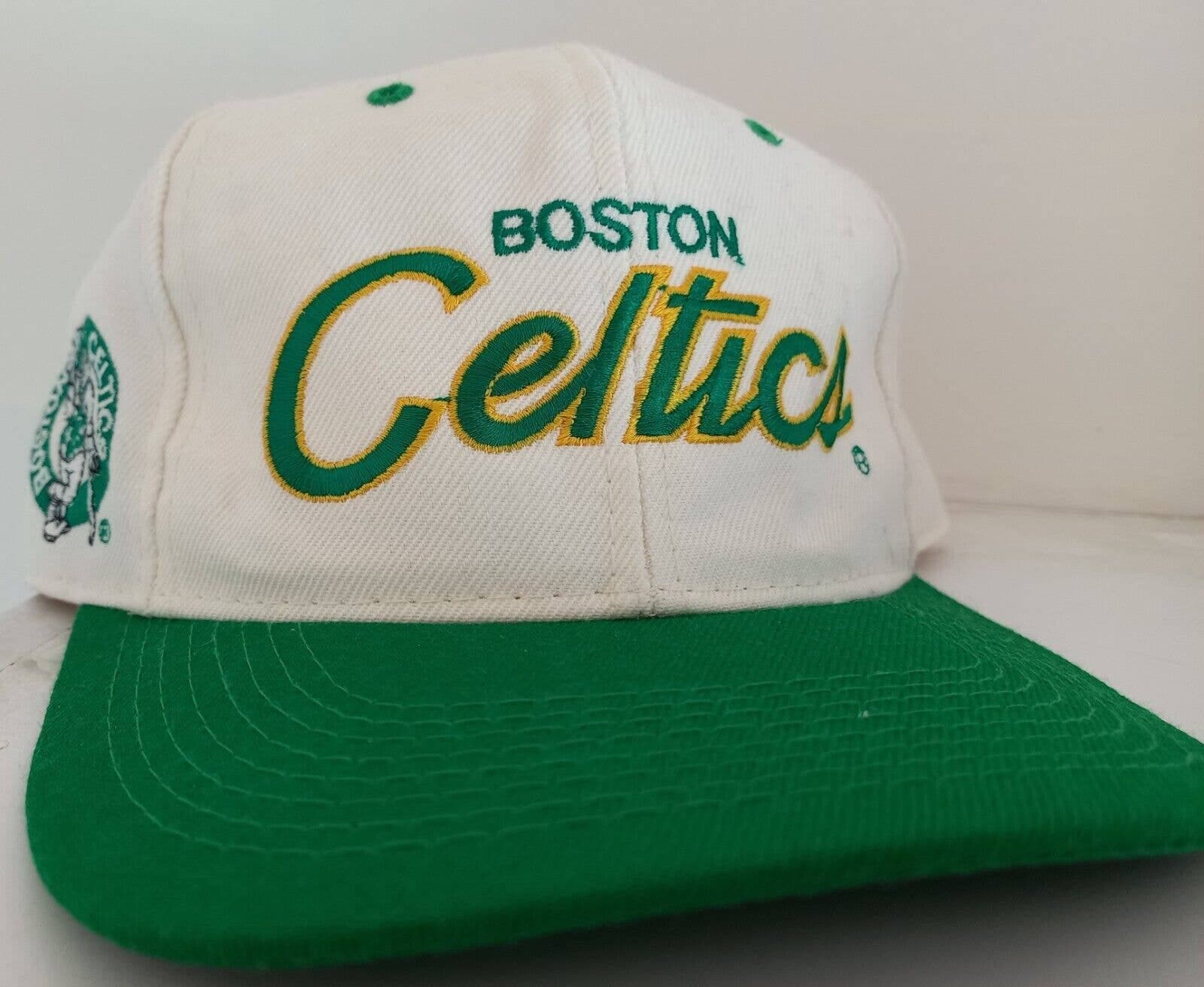 Vintage Boston Celtics Sports Specialties Script Snapback