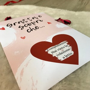 Rubbelkarte | Valentinstag | Jubiläumsgeschenk | Paar | Karton |