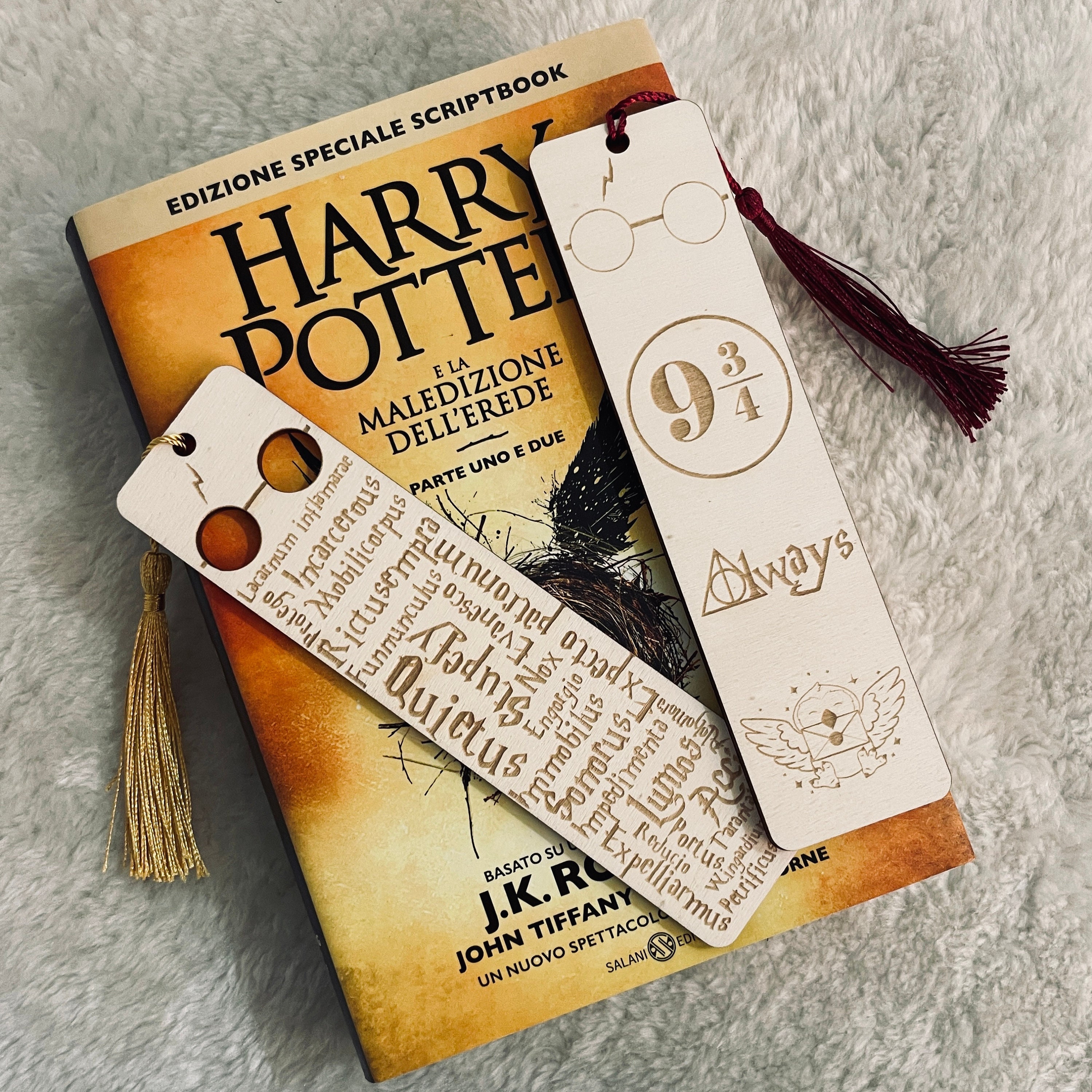 Wooden Bookmark Harry Potter Bookmark 