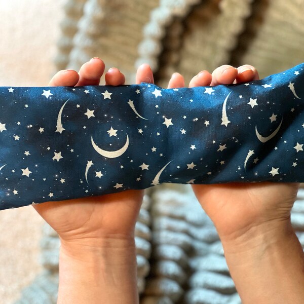 Soothing weighted lavender eye pillow