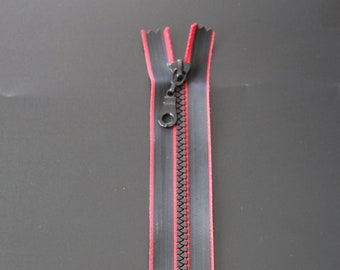 20 inc 1-Way T6 Bone Plastered Bottom, Disassembled Pear Grip Water Based Red Zipper, SKU/ES01