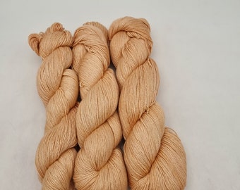 Fine, natural yarn silk/yak hand-dyed with plants/madder hand-dyed Öko Tex Standard 100