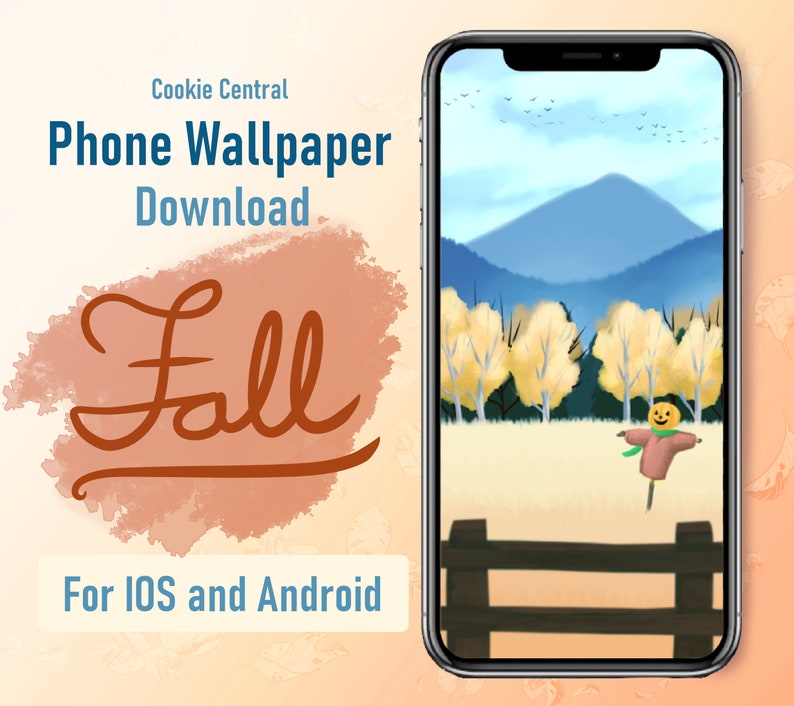 Fall Field Phone Wallpaper Digital Download - Etsy