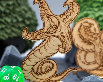 Grick (set of 2) Miniature 2D Wood Set for DnD - RPG Mini Table Top Game Pieces
