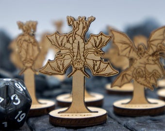 DnD Stirge Standee (Set of 10) | Table Top Game Pieces