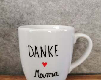 Kaffeebecher, weiß, Geschenk, Tasse, Spruch, Name, Muttertag, Mama