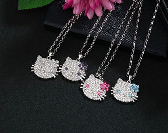 Hello Kitty Necklace - Etsy