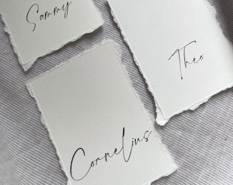 Eine Der Guten Tischkarten-Set – 50 Stück, Recyclingpapier, Zum Selbstbeschriften | Für Hochzeit, Geburtstag & Feiern