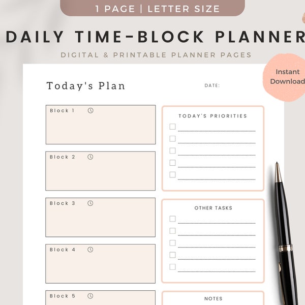 Printable Planner - Etsy
