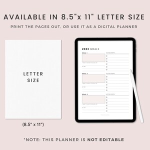 Goal Planner Bundle Printable, 2023 Goals Tracker, SMART Goal Setting ...