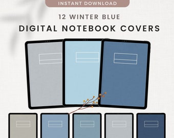 Digital Notebook Covers, Goodnotes Cover Digital, Minimal Digital Planner Cover, Goodnotes Covers, Minimalist Planner for iPad, Notability