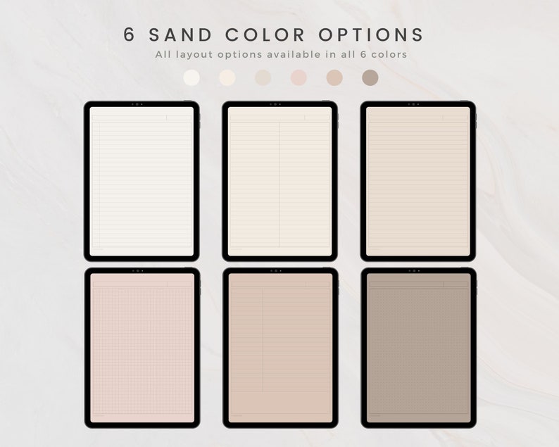 Digital Note Taking Template Digital Notepad Note Taking Etsy