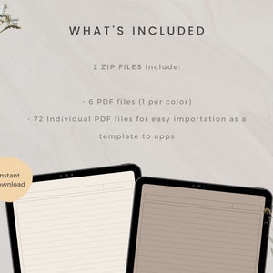 Digital Note Taking Template, Digital Notepad, Note Taking Template ...