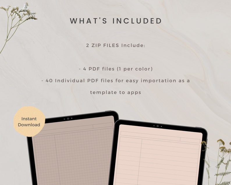 Cornell Digital Note Taking Template Digital Notepad Note Etsy