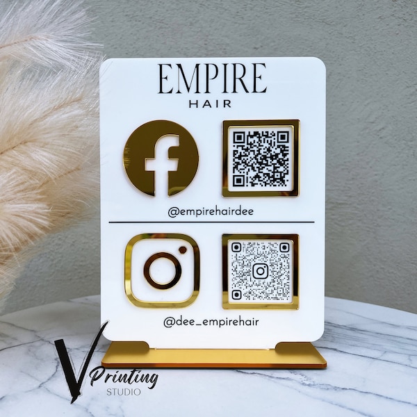 Acrylic Social Media Board Etsy