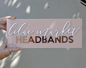 3D Logo Sign: Custom Business Sign & Personalised Home Decor