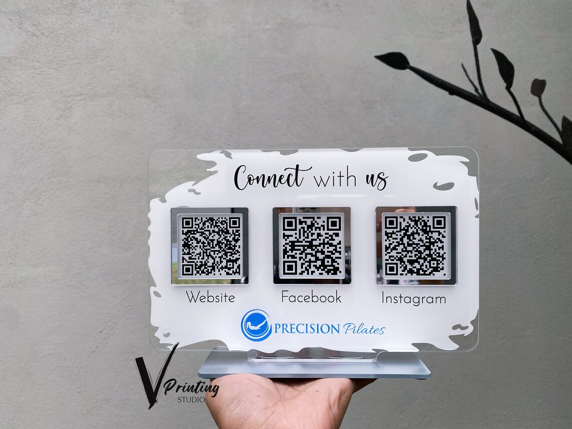QR Code Payment Scan Sign Scan to Pay Sign Salon | Etsy