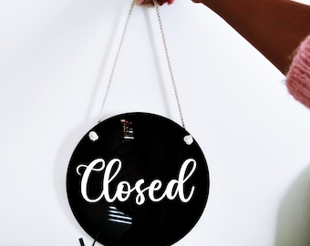 Open Closed Sign for Business, Closed Sign, Business Sign, Custom
