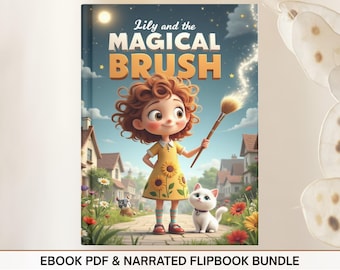 Libro electrónico para niños, Libro infantil, Libro de cuentos para niños, Libros infantiles, Libro para dormir, Descarga digital, Fábula narrada sobre la imaginación y la bondad
