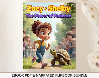 Libro electrónico para niños, libro infantil, libro de cuentos para niños, libros infantiles, libro para dormir, descarga digital, cuento narrado, paciencia, perseverancia, confianza.