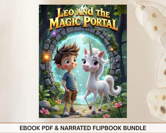 Kids eBook, Children Book, Kids Story Book, Children's Books, Bedtime Book, Digital Download, Narrated Story, Persistence Courage Friendship