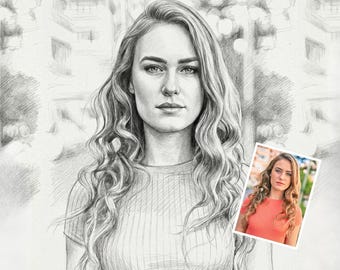 Custom Family Sketch Portrait From Photo Line Art Canvas Personalized Keepsake Gift For Loved Ones And Pets Minimal Decor