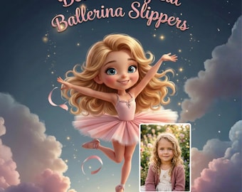 Bella’s Magical Ballerina Slippers Personalized Kids Book Custom Name Bedtime Story Ballet Dance Adventure Gift Books for Children