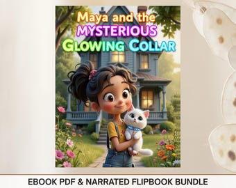 Kids eBook, Children Book, Kids Story Book, Children's Books, Bedtime Book, Digital Download, Narrated Story Curiosity Teamwork Kindness