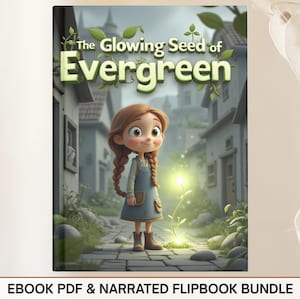 Kids eBook, Children Book, Kids Story Book, Children&#39;s Books, Bedtime Book, Digital Download, Narrated Story About Nature, Hope, and Courage