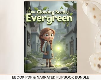 Kids eBook, Children Book, Kids Story Book, Children's Books, Bedtime Book, Digital Download, Narrated Story About Nature, Hope, and Courage