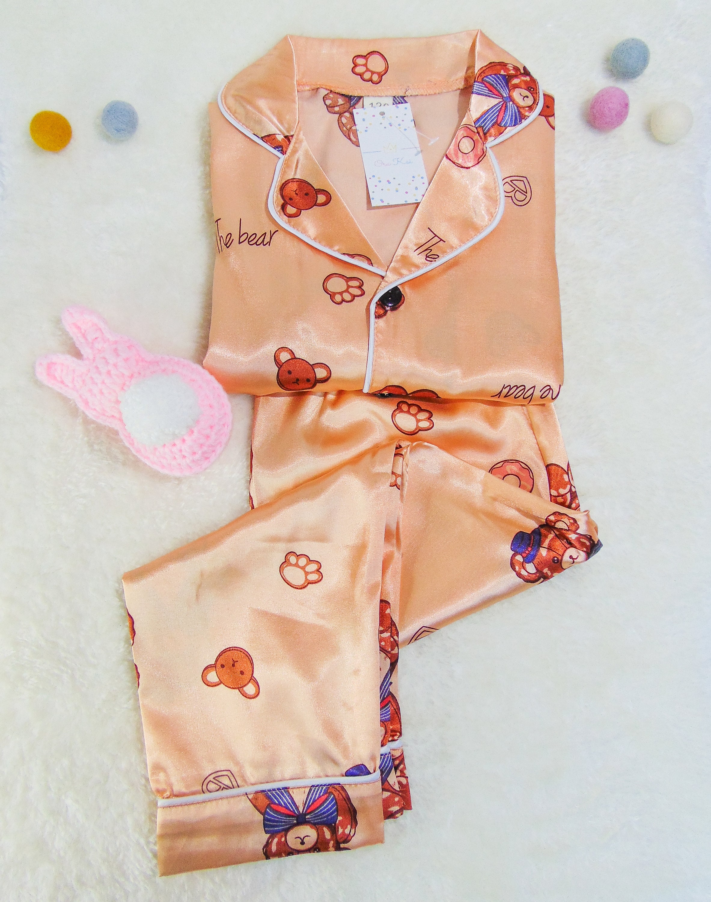 Buy Kids Luxury Pajamas Personalised Kids Satin Pyjamas Birthday